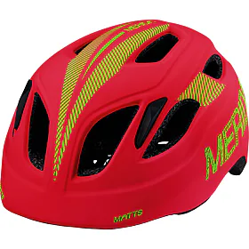 MERIDA - Přilba dětská KIDS  matt red/green  50-54cm