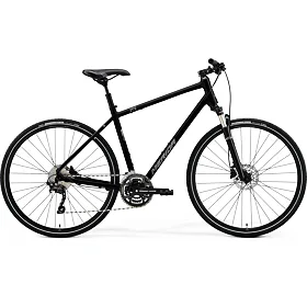 MERIDA CROSSWAY 300 Glossy Black(Matt Silver) L(55)