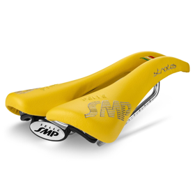 SMP - Sedlo STRATOS yellow carbon rail