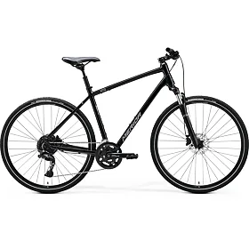 MERIDA CROSSWAY 300 Glossy Black(Silver) L