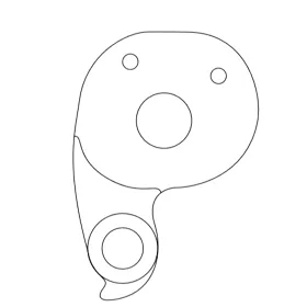 MERIDA - Držák přehazovačky DH-024 - big nine