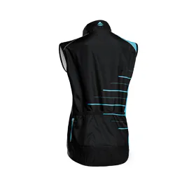 MERIDA - Vesta dámská   černo/tyrkysová  S