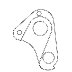 MERIDA - Držák přehazovačky DH-054  (závit v držáku)