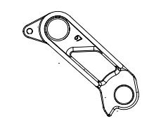 Držák přehazovačky DH-067