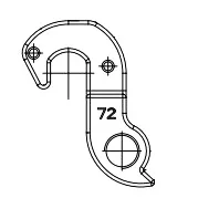 Držák přehazovačky DH-072