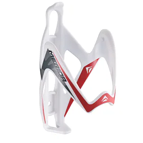 MERIDA - Košík na lahev plast  749  bílo/červeno/šedý