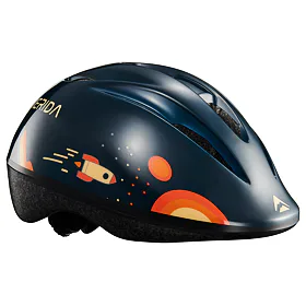 MERIDA - Přilba dětská MATTS J dark blue/orange  47-53cm