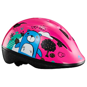 MERIDA - Přilba dětská BEAR pink/light blue 47-53cm