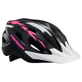 MERIDA - Přilba junior SHADOW black/white/pink 51-56cm