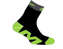 MERIDA - Ponožky   141  černo/zelené  S