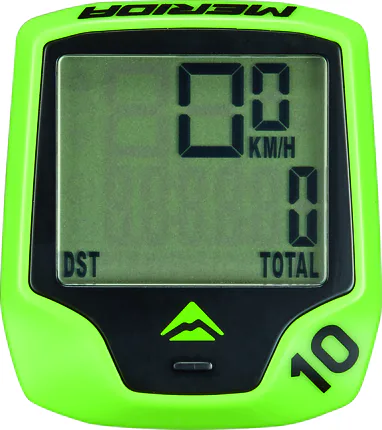 MERIDA - Cyklocomputer  M10 bezdrátový zelený
