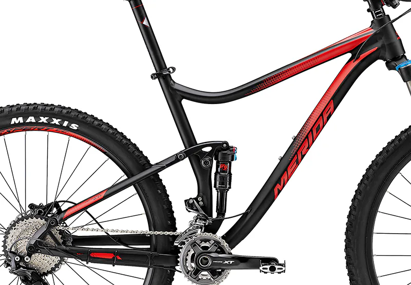 Rám  ONE-TWENTY 9.XT EDITION Matt Black(Red)  M