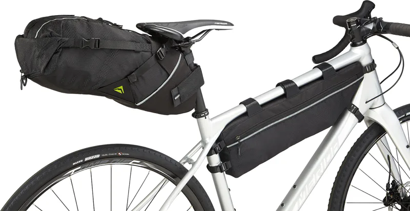 MERIDA - Brašna do rámu černo/šedá, vel. L