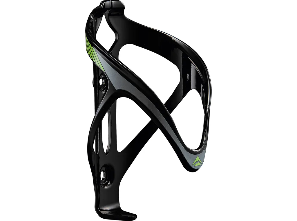 MERIDA - Košík na lahev plast černo/zelený