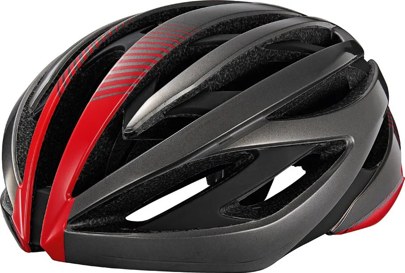 MERIDA - Přilba ROAD SL Silver/red  54-58cm