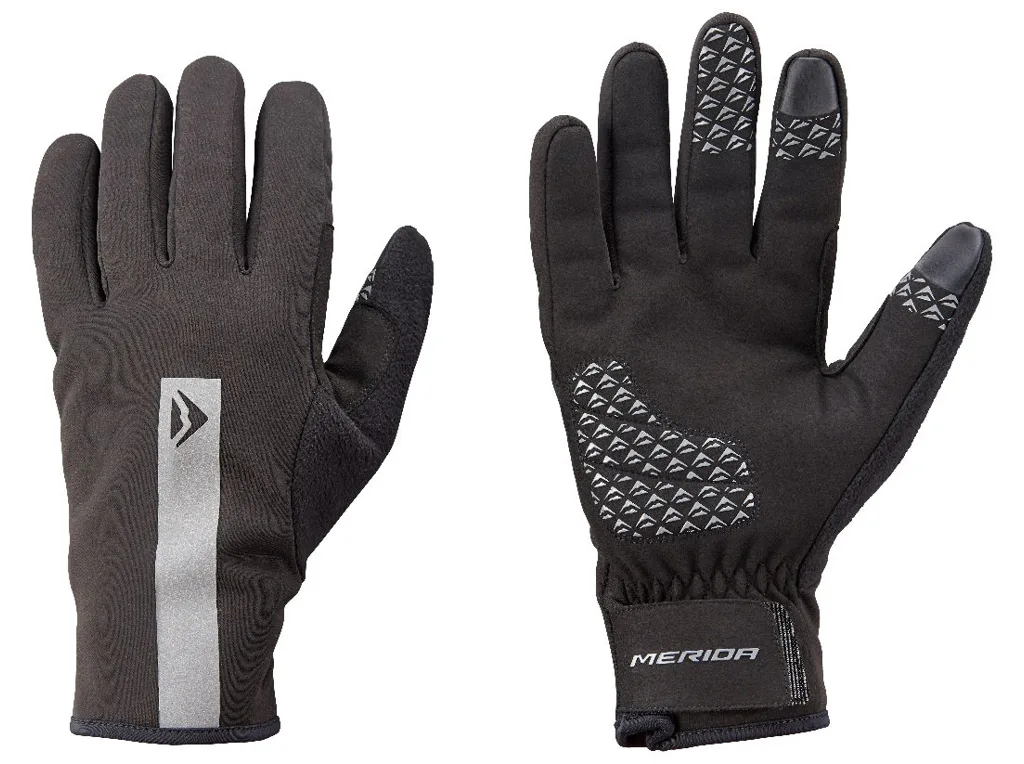 MERIDA - Rukavice dlouhé WINTER černo/šedé XXL