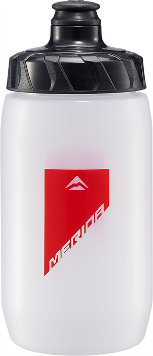 MERIDA - Lahev transparentní-červená (500ml)