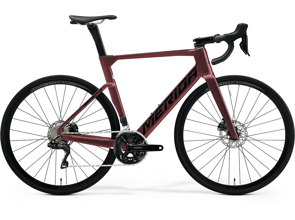 MERIDA REACTO 6000 Di2 Silk Burgundy Red(Black) XS