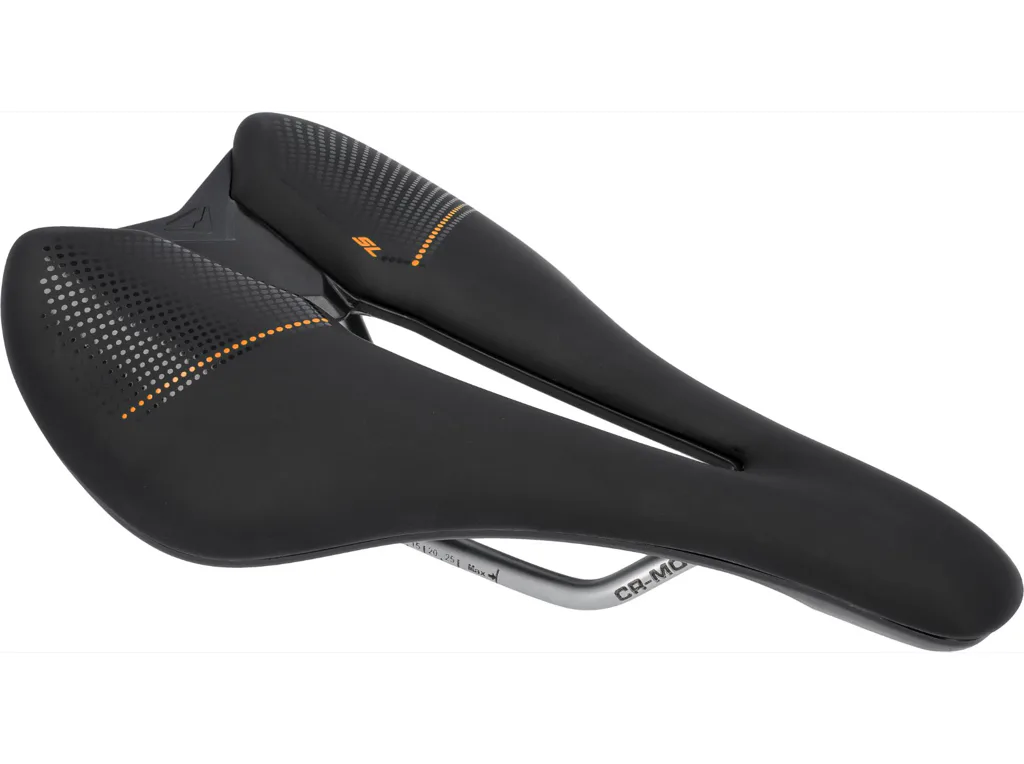 MERIDA - Sedlo Expert SL černo-oranžové