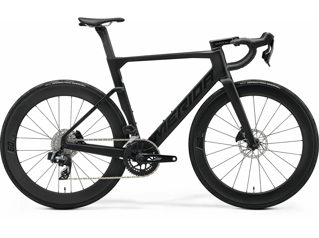 MERIDA REACTO 7000 Silk Black(Glossy Dark Silver) XL