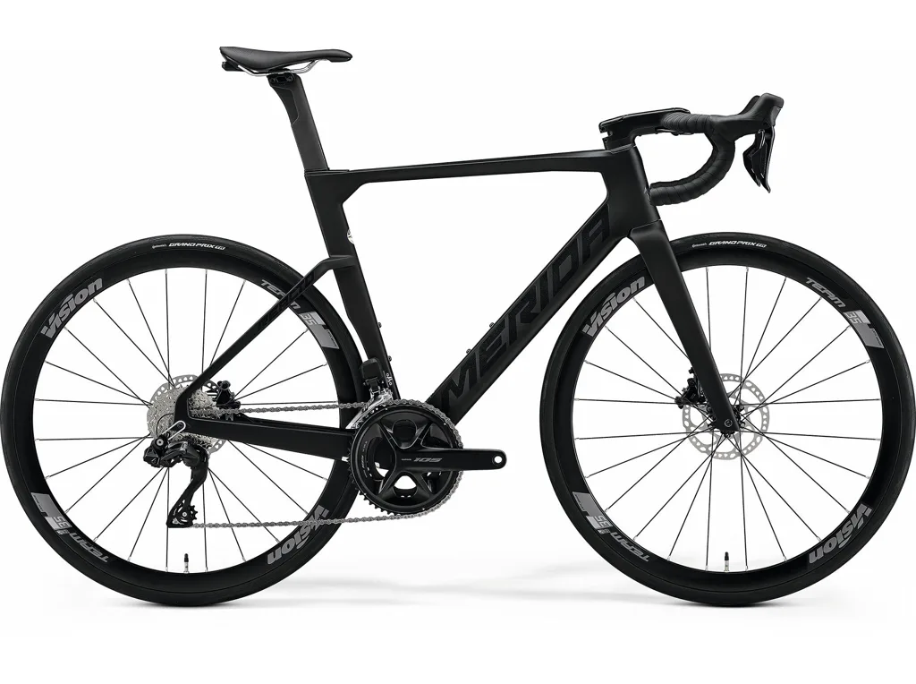 MERIDA REACTO 5000 Silk Black(Glossy Dark Silver) S