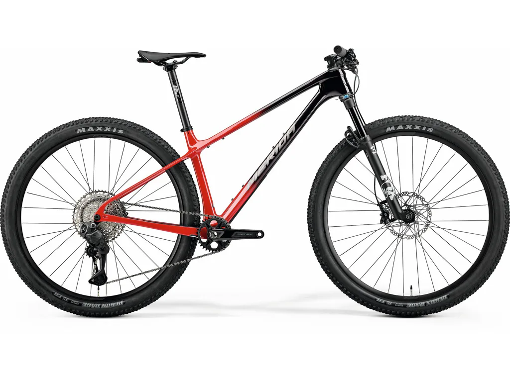 MERIDA BIG.NINE 7000 Black/Red (Warm Slate Grey) M