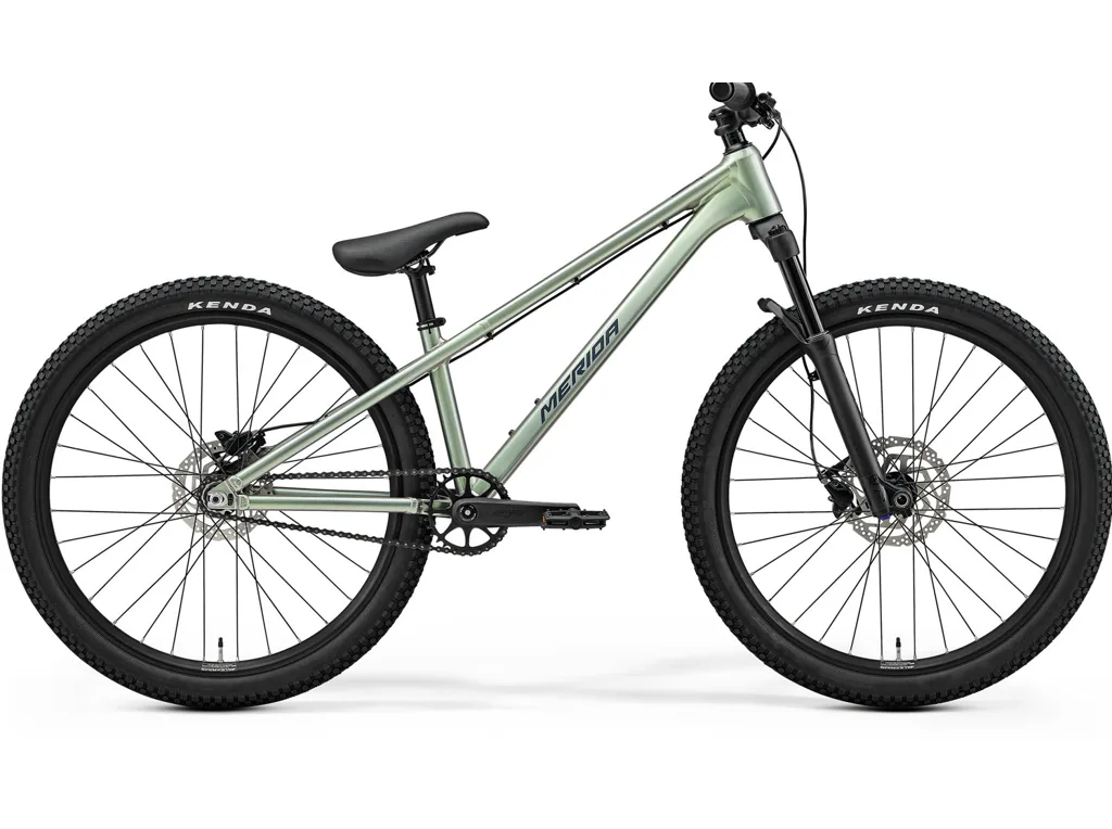 MERIDA DIRT 500 Grey/Green Clear Coat(Silver) L