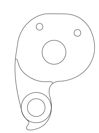 MERIDA - Držák přehazovačky DH-024 - big nine