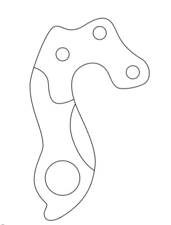 MERIDA - Držák přehazovačky E02-0013 (8317-0000P)