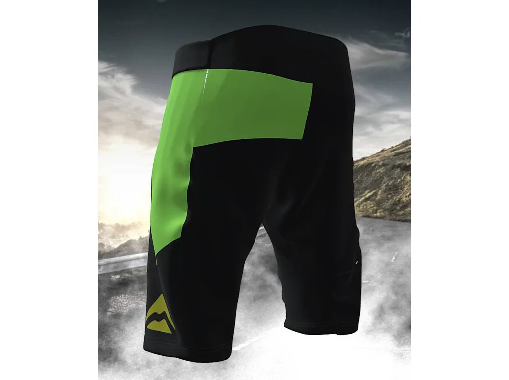 MERIDA - Kalhoty pánské GSG BAGGY černo-zelené 3XL