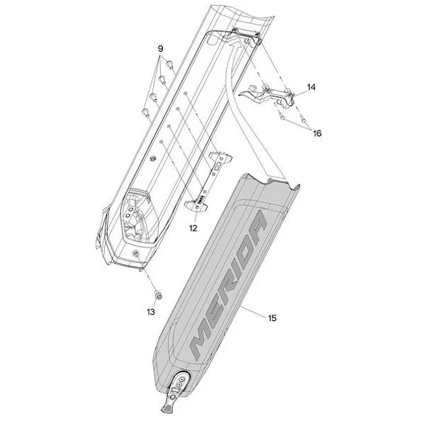 BATTERY COVER 2021 e140/160 CFA II (vel.S) + modely 2020