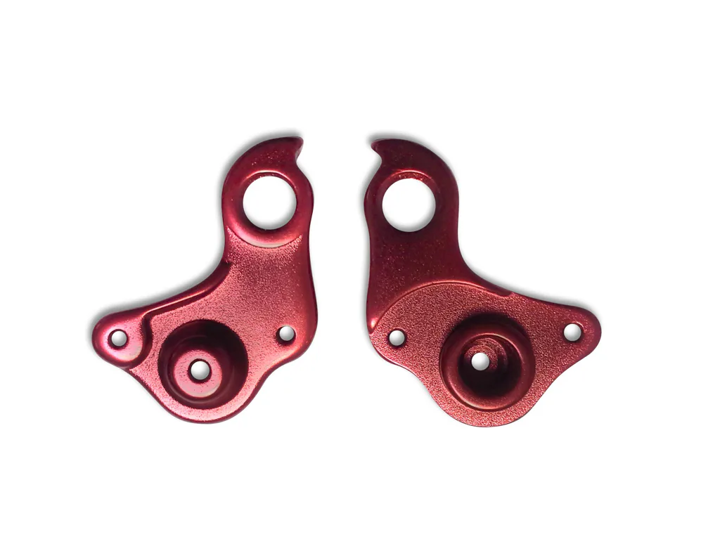 MERIDA - Držák přehazovačky 16 - transmission červená