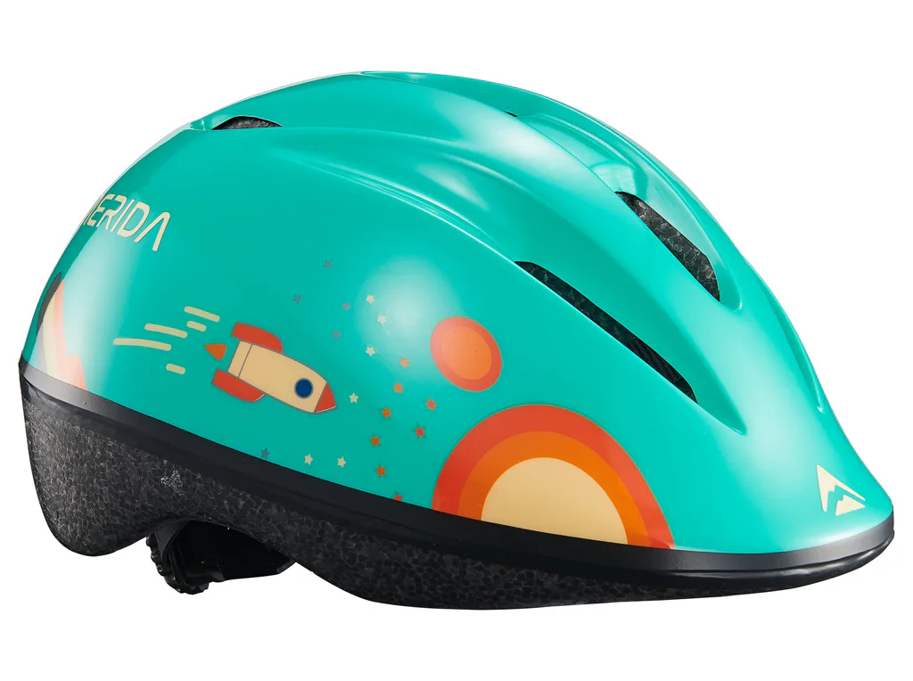MERIDA - Přilba dětská MATTS J turquise/orange  47-53cm