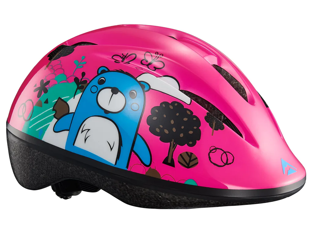 MERIDA - Přilba dětská BEAR pink/light blue 47-53cm