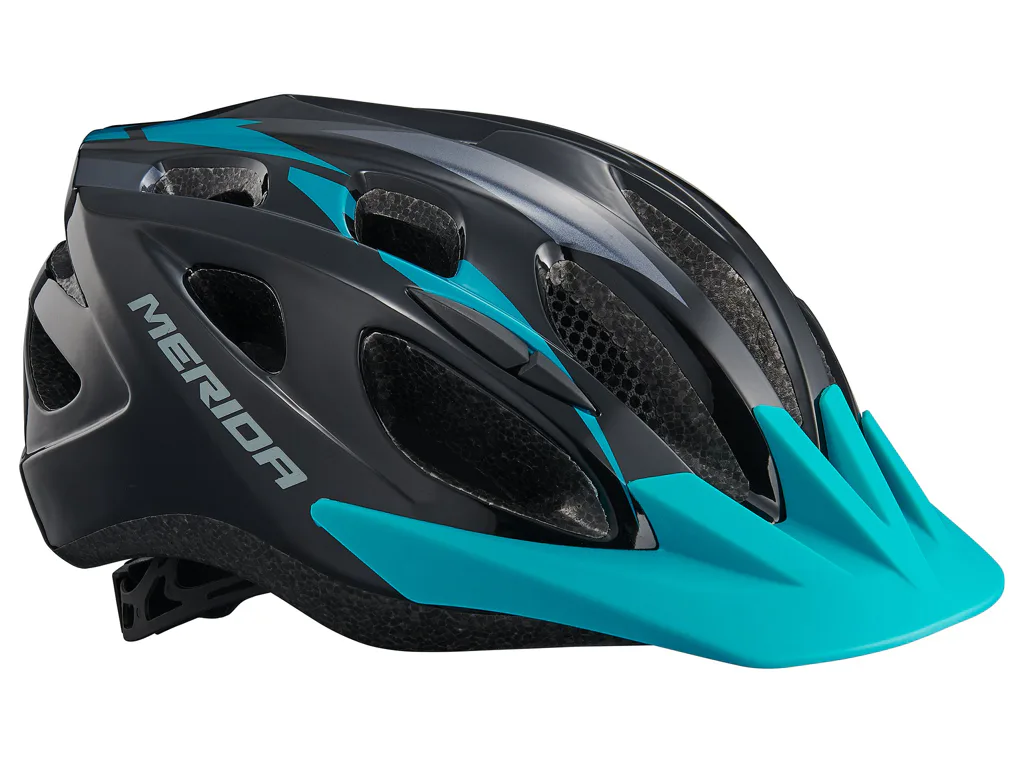 MERIDA - Přilba junior SHADOW black/blue 51-56cm