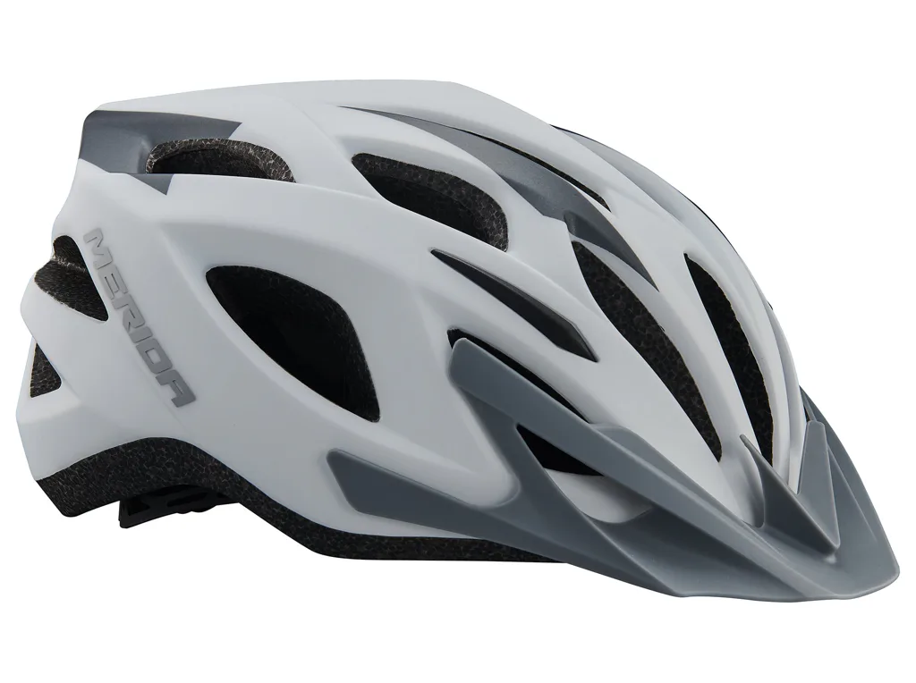 MERIDA - Přilba CHARGER matt white/grey  58-63cm