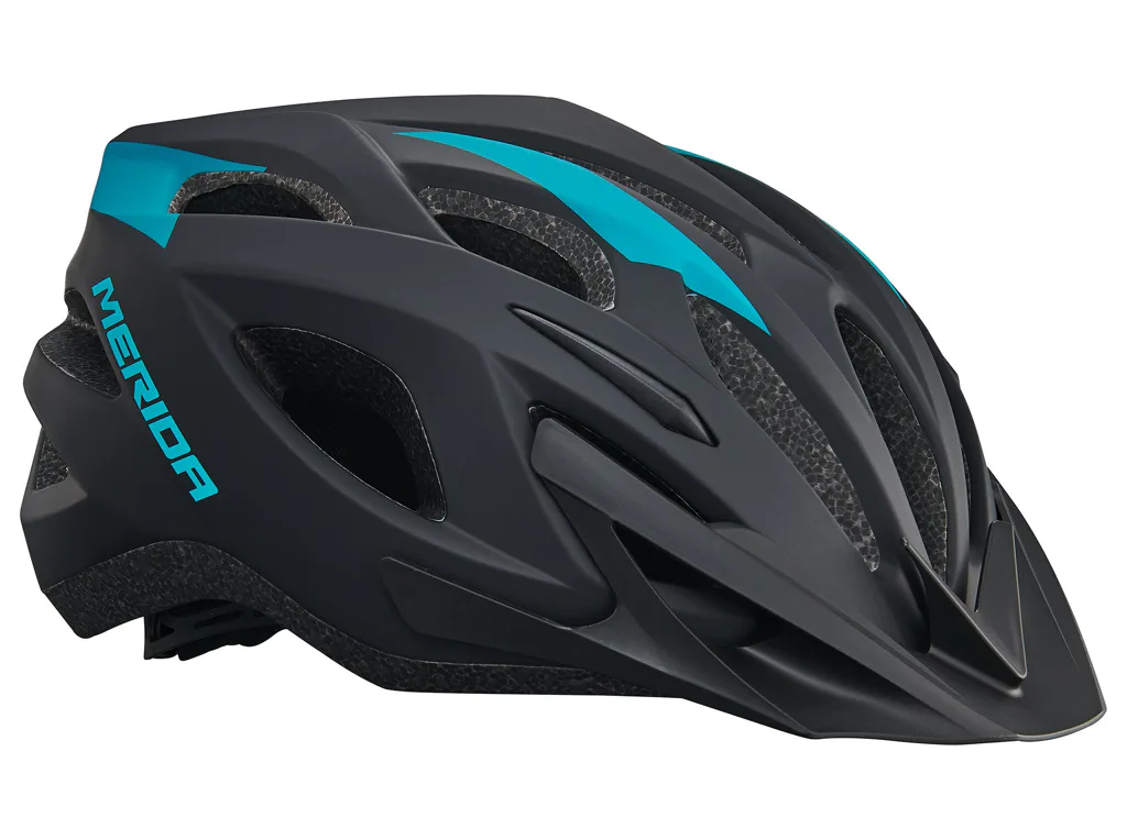 MERIDA - Přilba CHARGER matt black/blue 58-63cm